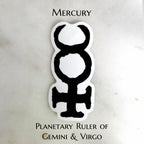 Astrology Planetary Glyphs Sticker Pack