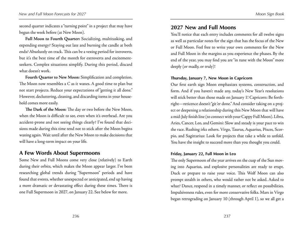 Llewellyn's 2027 Moon Sign Book: Cycles of the Moon