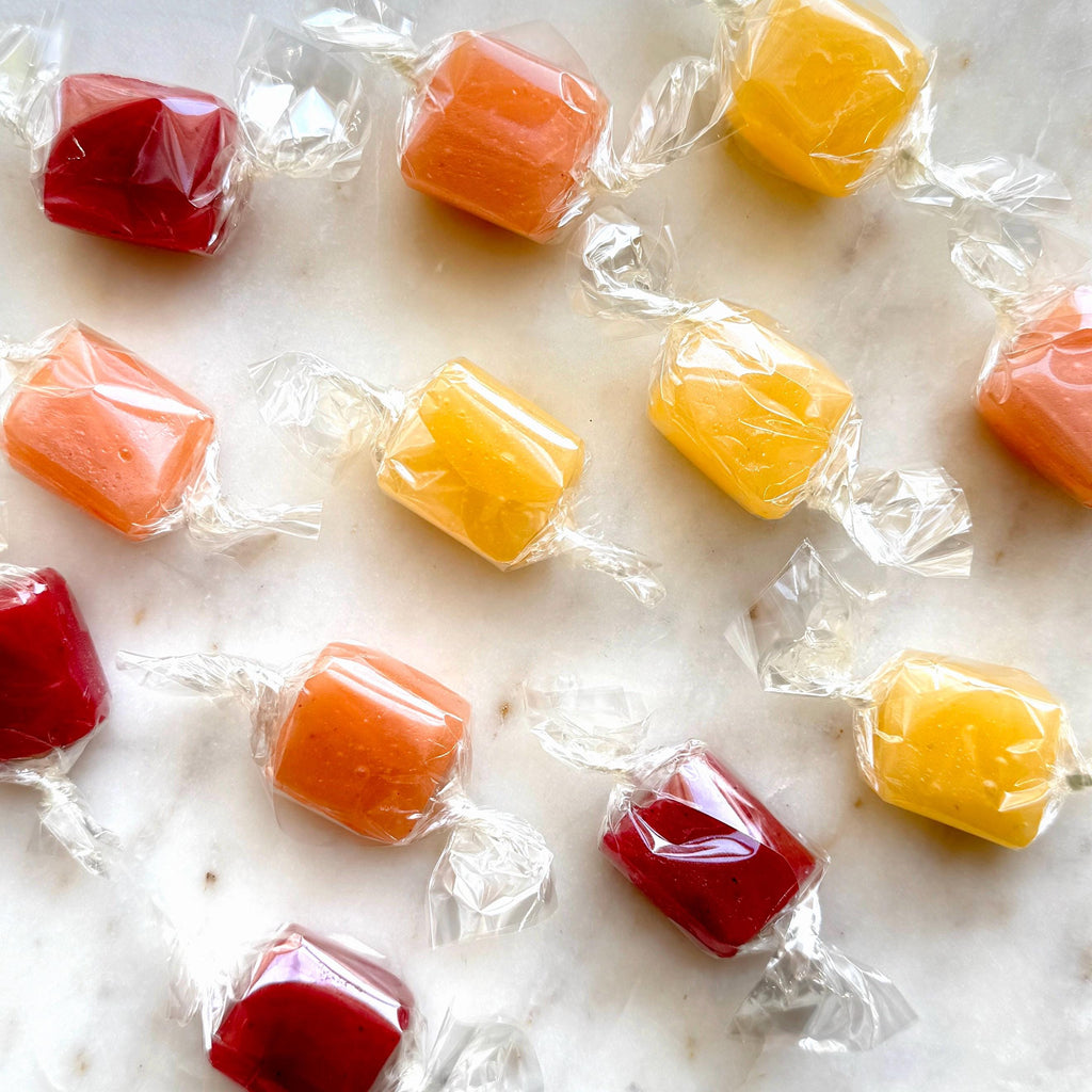 Cosmic Mix Fruit Chews - Peach, Wild Blueberry & Strawberry - Candy Oracle on Back!