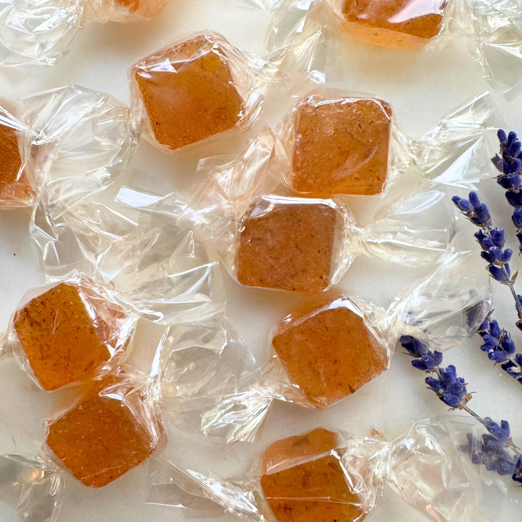 Lavender Honey Lozenges with Maine grown Lavender
