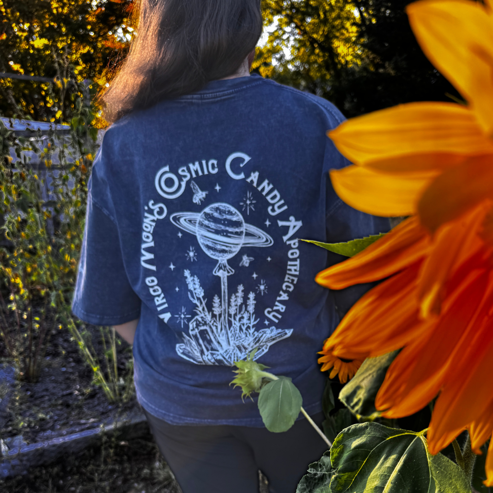 Everything is Connected - Mineral Wash Boxy Cotton T-Shirt