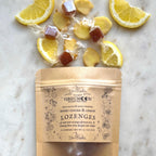 Honey Ginger Lemon Lozenges with Maine Apple Cider Vinegar