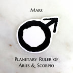 Astrology Planetary Glyphs Sticker Pack