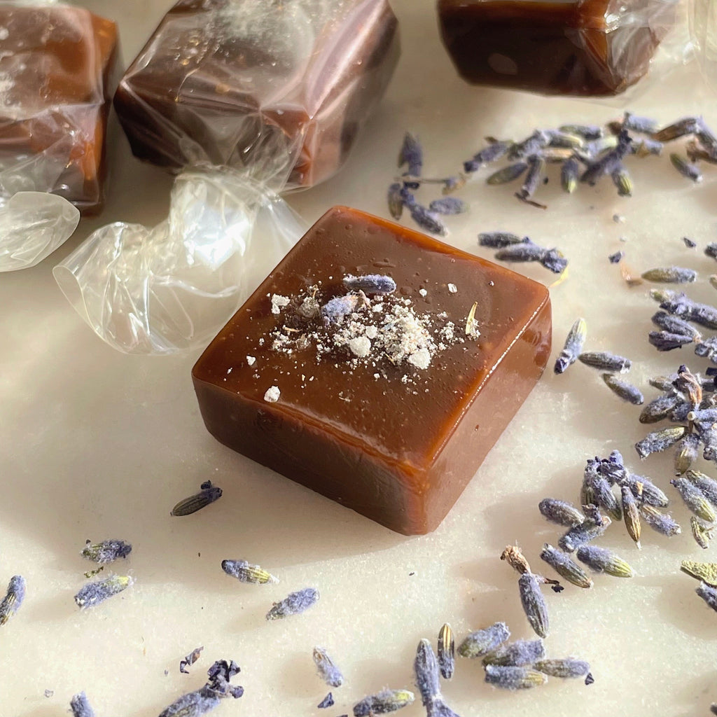 Lavender Honey Caramels