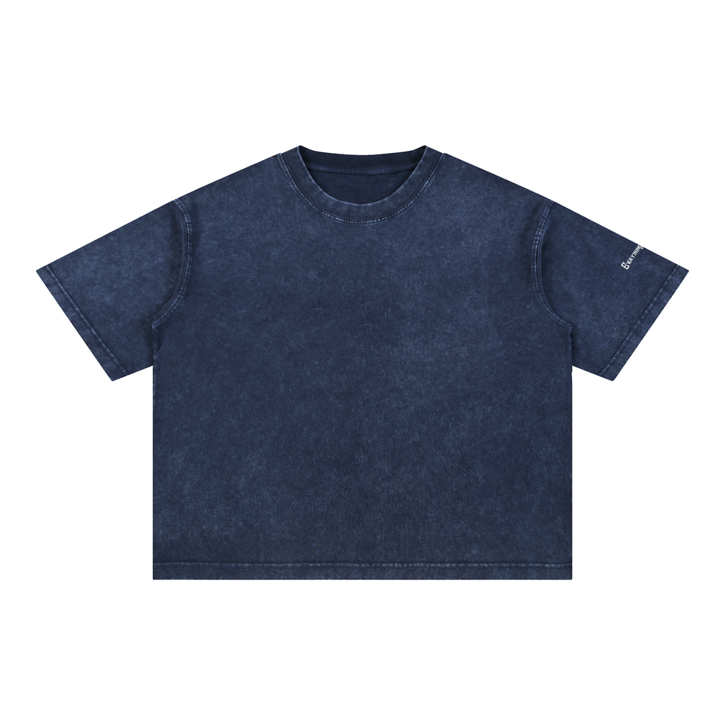 Everything is Connected - Mineral Wash Boxy Cotton T-Shirt