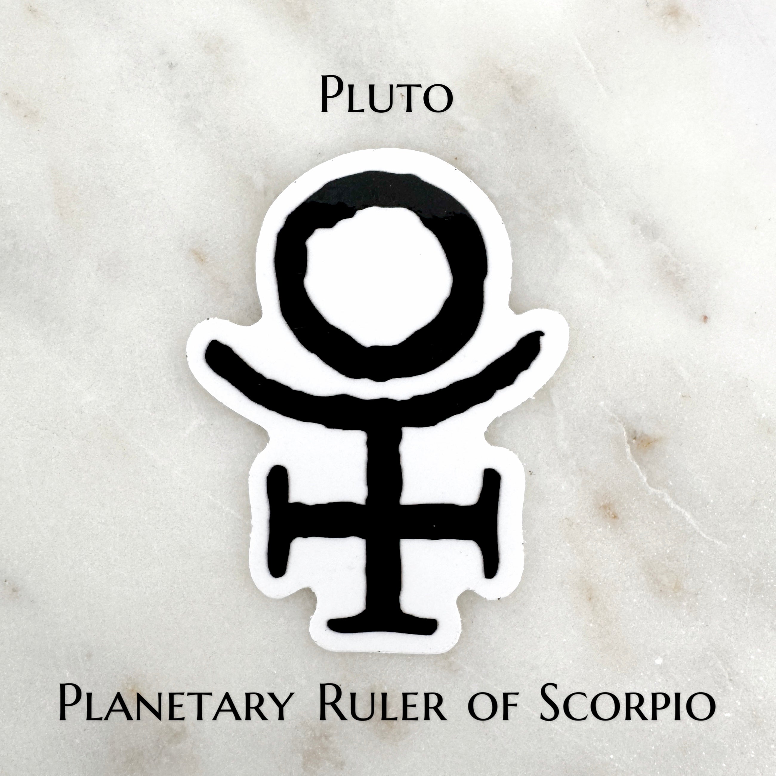 Pluto - Astrology Planetary Glyph - Ruler of Scorpio