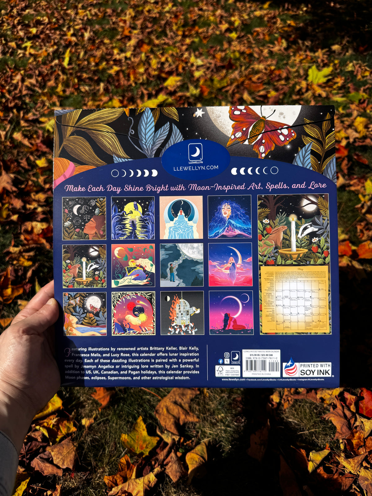Llewellyn's 2027 Magical Moon Calendar: Spells & Lore