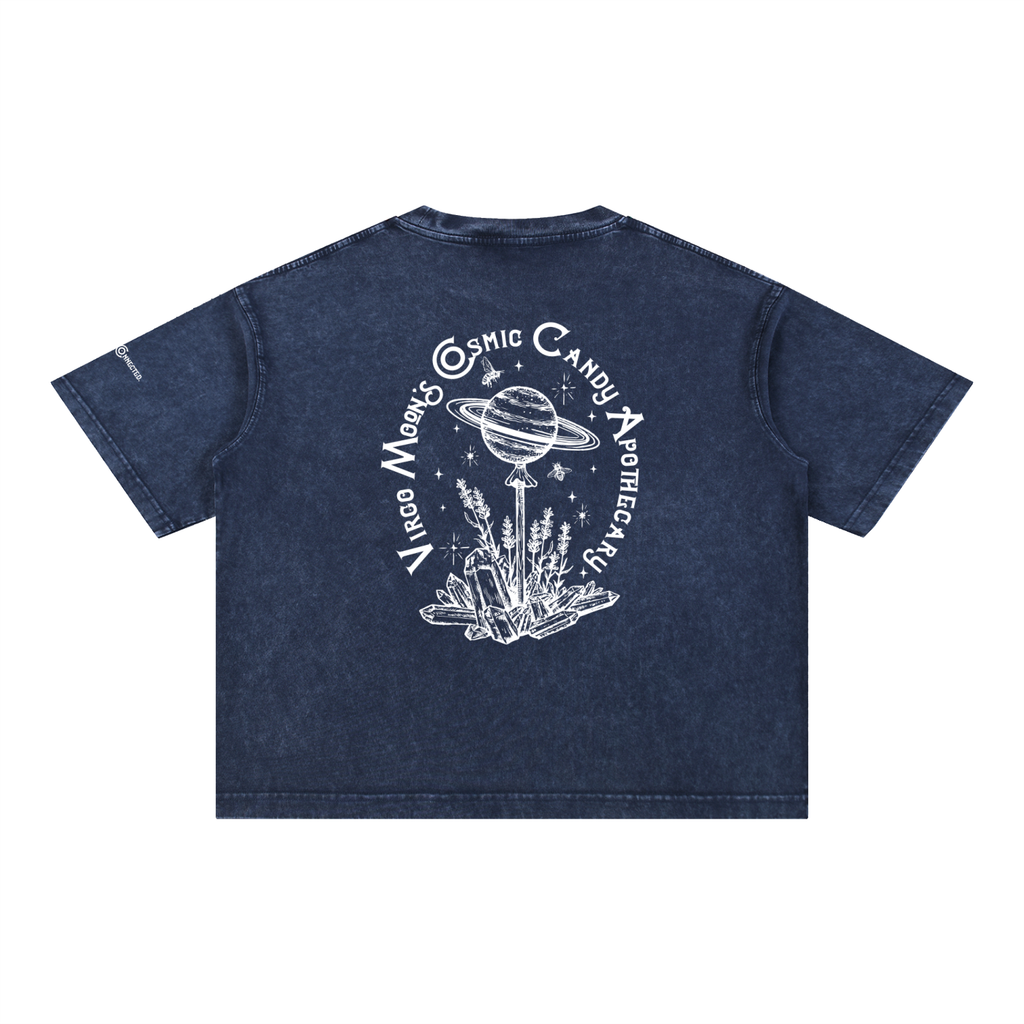 Everything is Connected - Mineral Wash Boxy Cotton T-Shirt