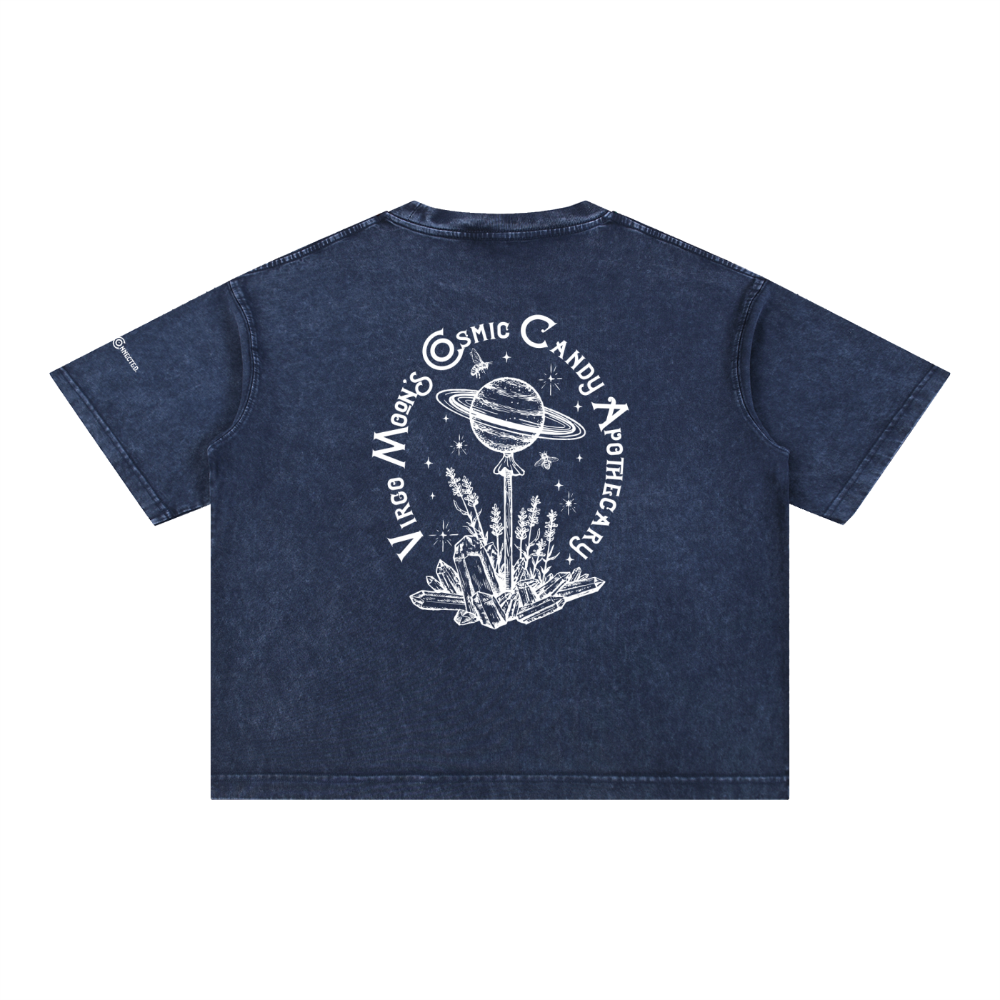 Everything is Connected - Mineral Wash Boxy Cotton T-Shirt
