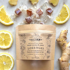 Honey Ginger Lemon Lozenges with Maine Apple Cider Vinegar